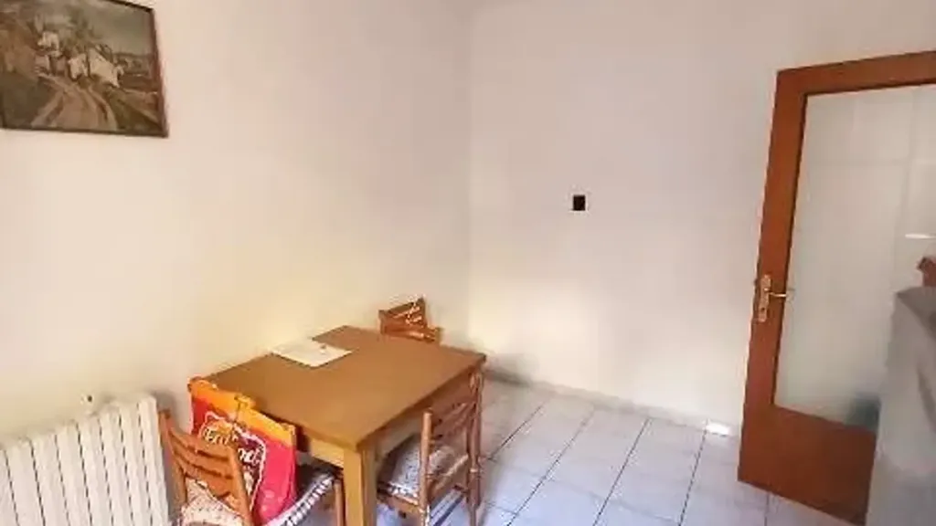Dining Room - Three-Bedroom Apartment with Private Garden in Osimo