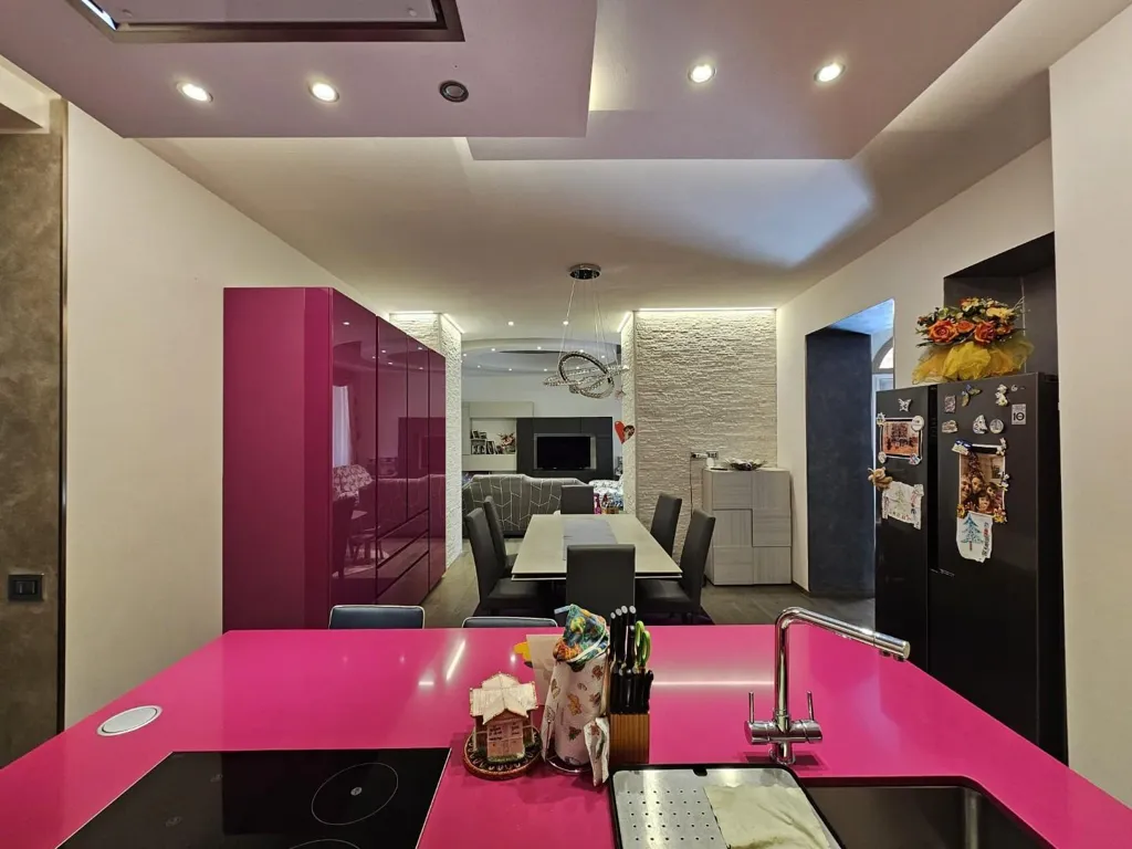 Köök - Apartment with Private Courtyard in Siena