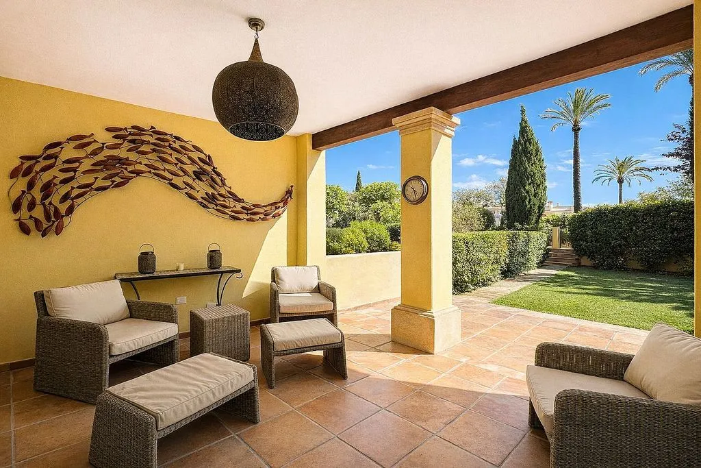 Terrasse - Modernised Ground Floor Flat with Pool in Bendinat