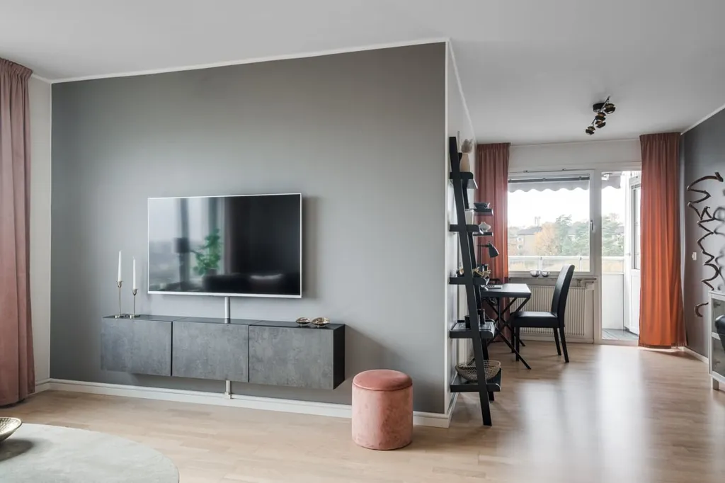 Séjour - Apartment with Balcony and View in Göteborg