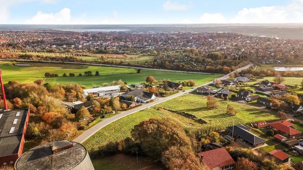 Vista aerea - Year-Round Plot with 4G Coverage in Skive