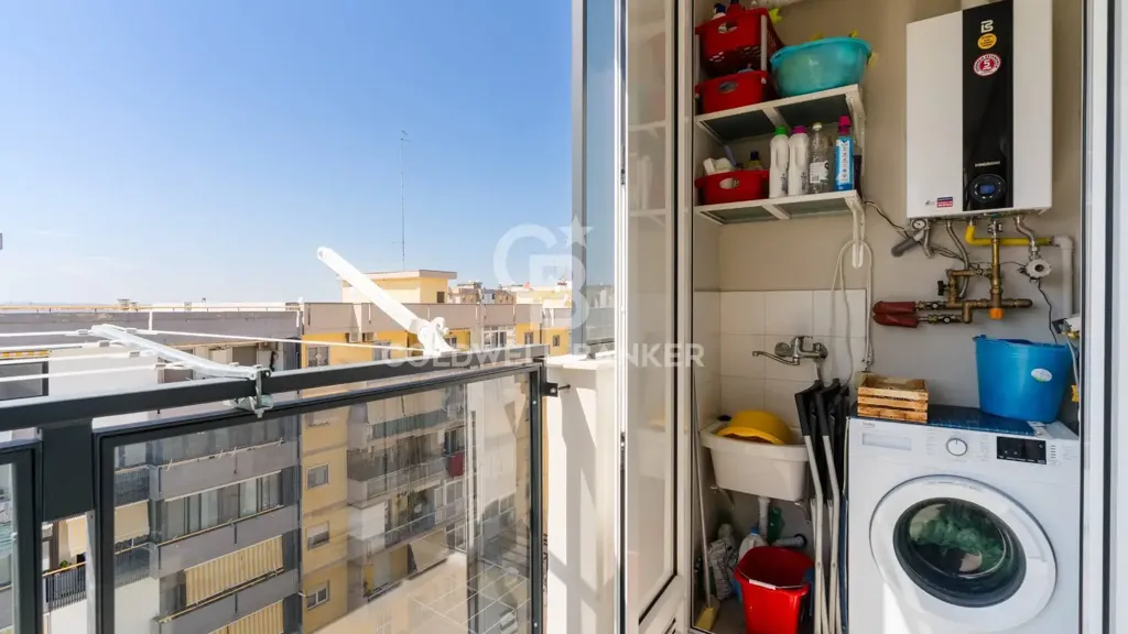 Balcony - Efficient Apartment with Triple Exposure in Bari