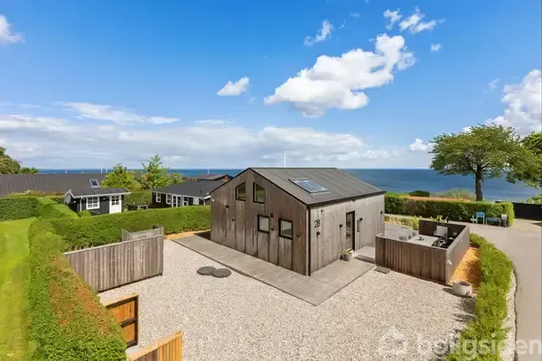 Vue aérienne - Cottage with Sea View in Teglgården, Hejlsminde