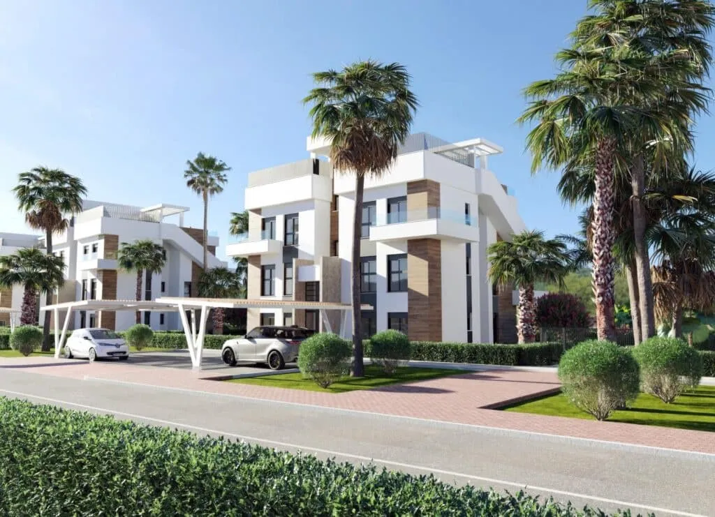 Välivaade - New-Build Apartment with Pool in Hacienda del Alamo