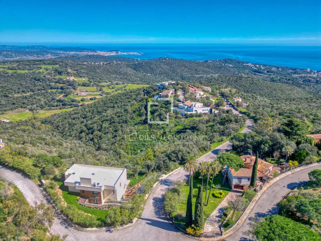Vue aérienne - Newly Built Villa with Sea Views in Platja d'Aro