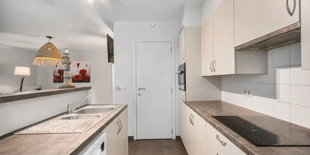 Cucina - Apartment with Sea View in Blankenberge