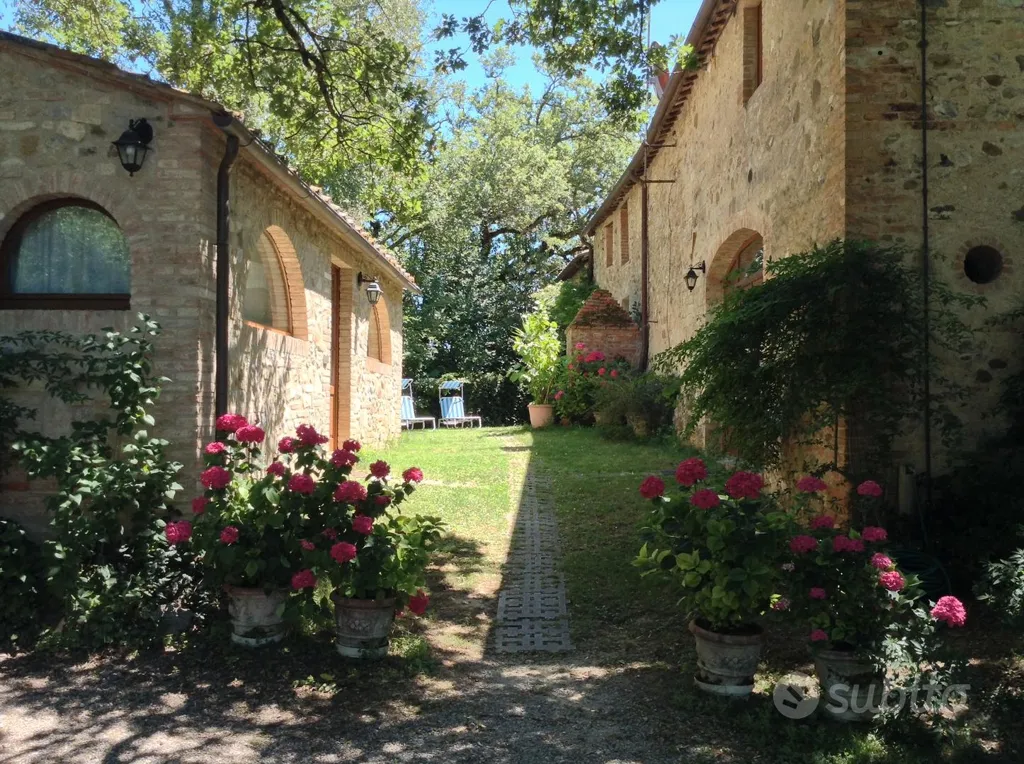 Jardin - Rented Duplex with Garden in Castelnuovo Berardenga