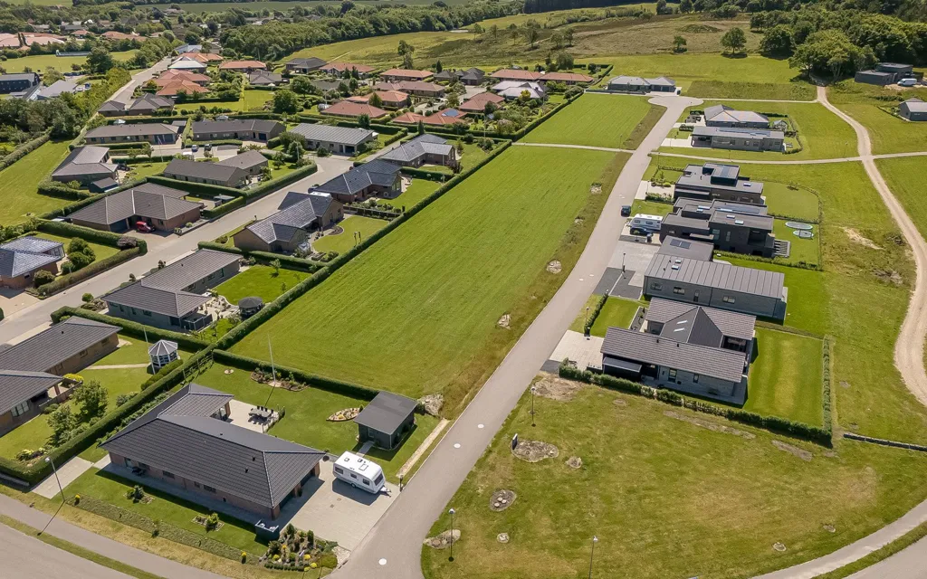 Vue aérienne - Year-Round Plot with 5G Coverage in Videbæk