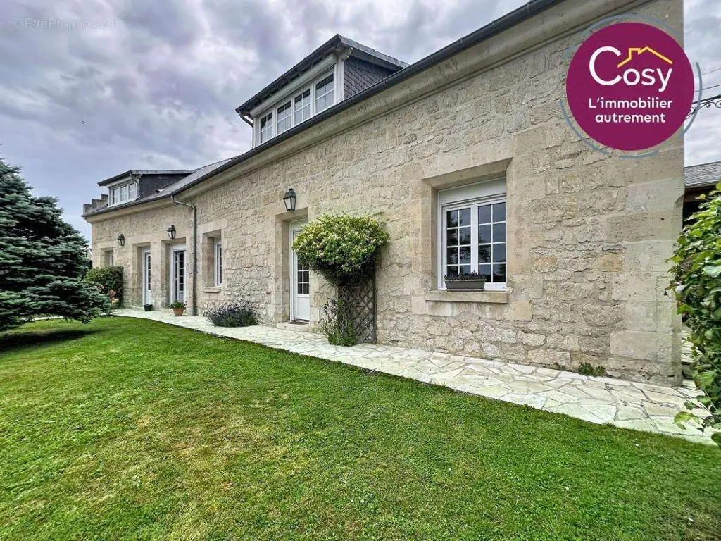 Exterior - Charming Stone House with Panoramic View in Green Setting