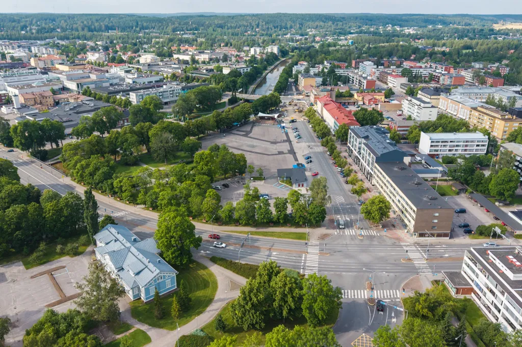 Aerial - One-Bedroom Flat with Large Balcony in Salo Centre