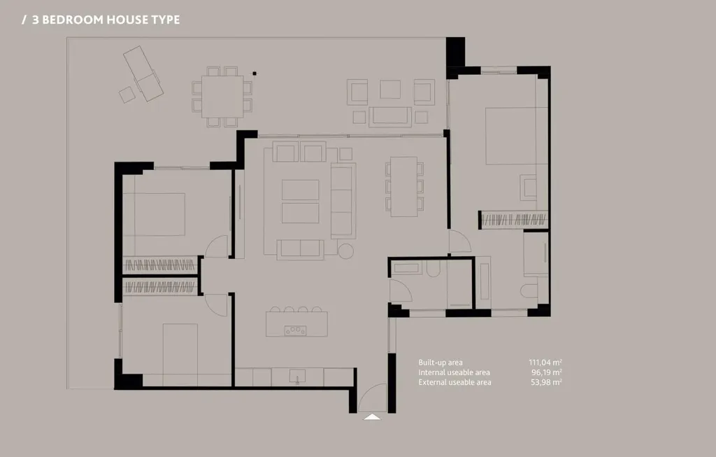 Plaan - Apartment with Large Terraces in San Pedro, Marbella