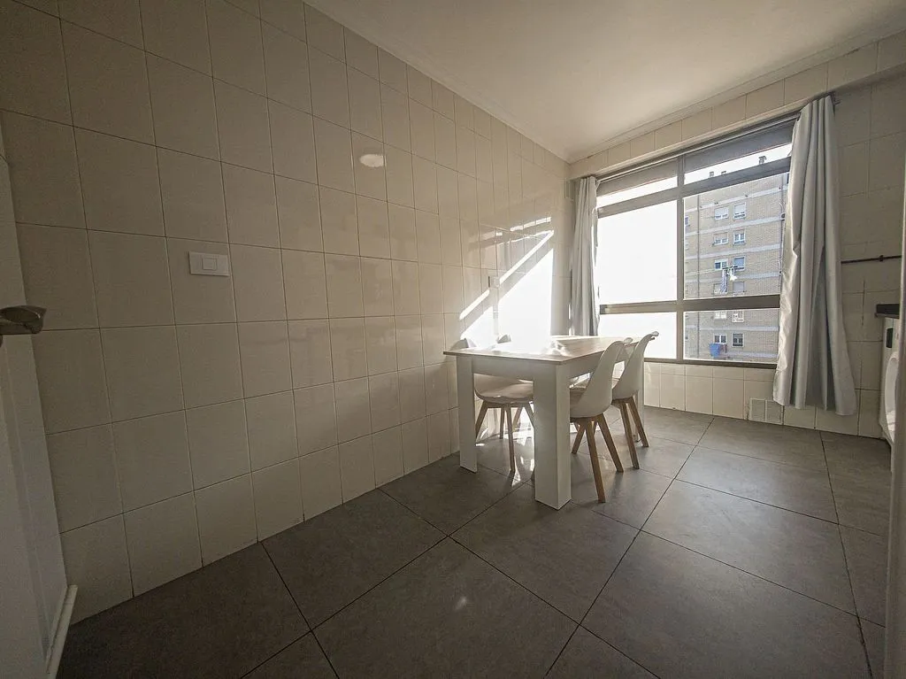 Dining Room - Furnished Flat with Balcony in Santa Lucía