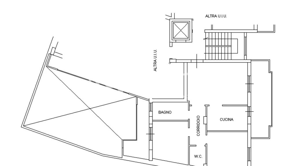 Plan - Modern Apartment with Balcony in Bari