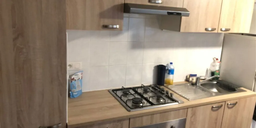Cuisine - Appartement au Calme avec Jardin à Rollegem
