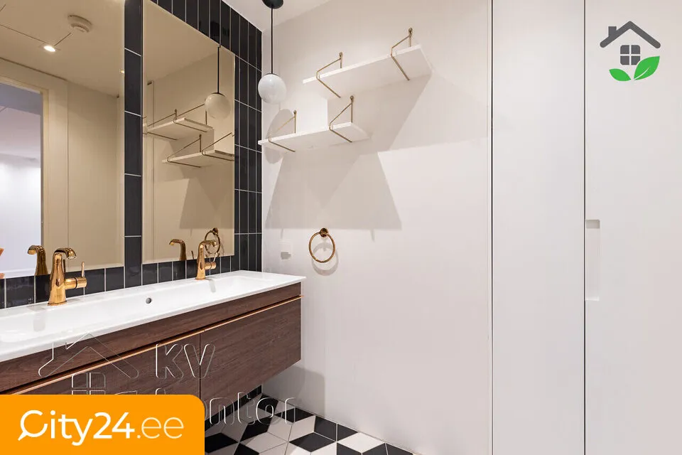 Salles de bain - Design Apartment with Terrace in Tallinn Centre