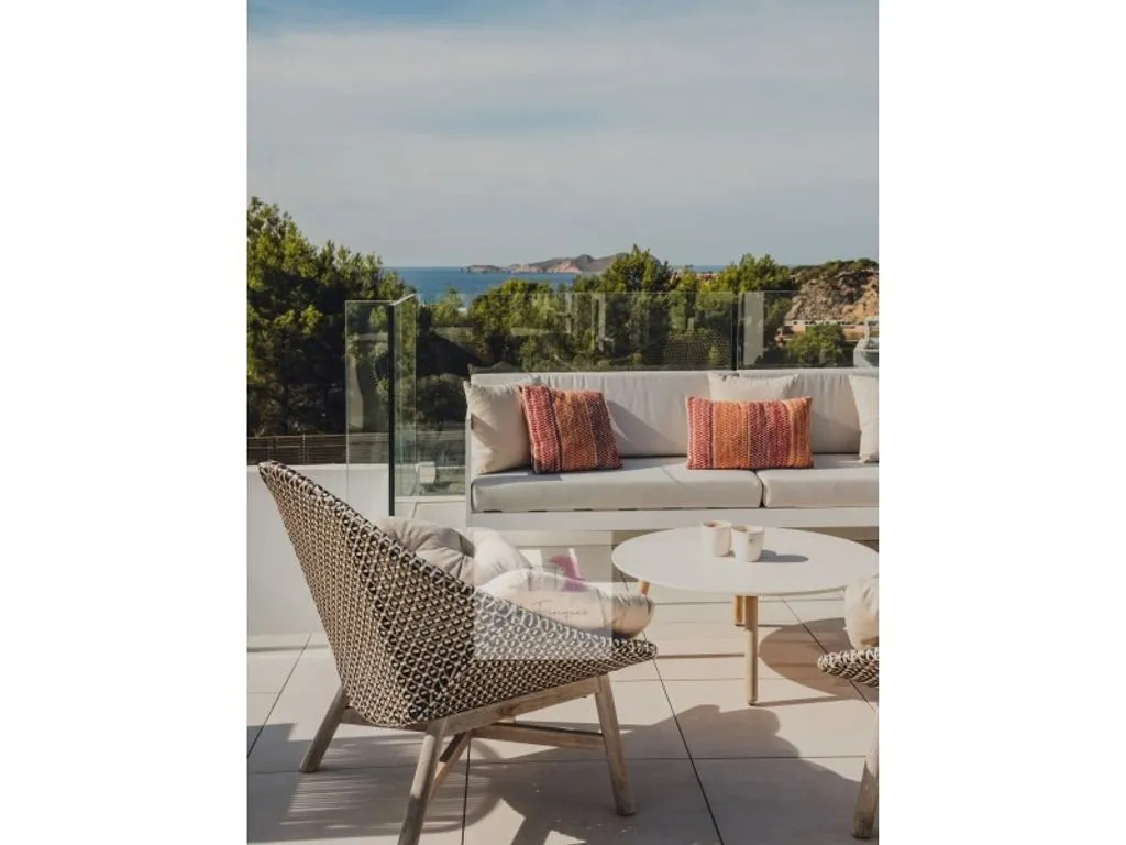 Terrass - New Villa with Pool in Cala Tarida, Ibiza