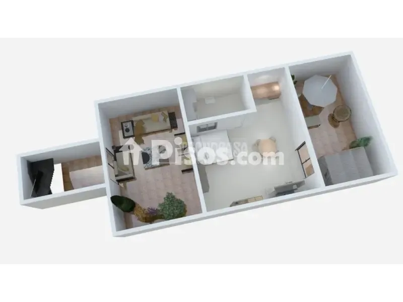 Planimetria - Two-Storey House with Terraces in Terrassa
