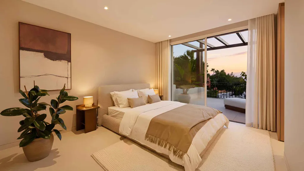 Chambres - Corner Semi-Detached Villa with Pool in Marbella
