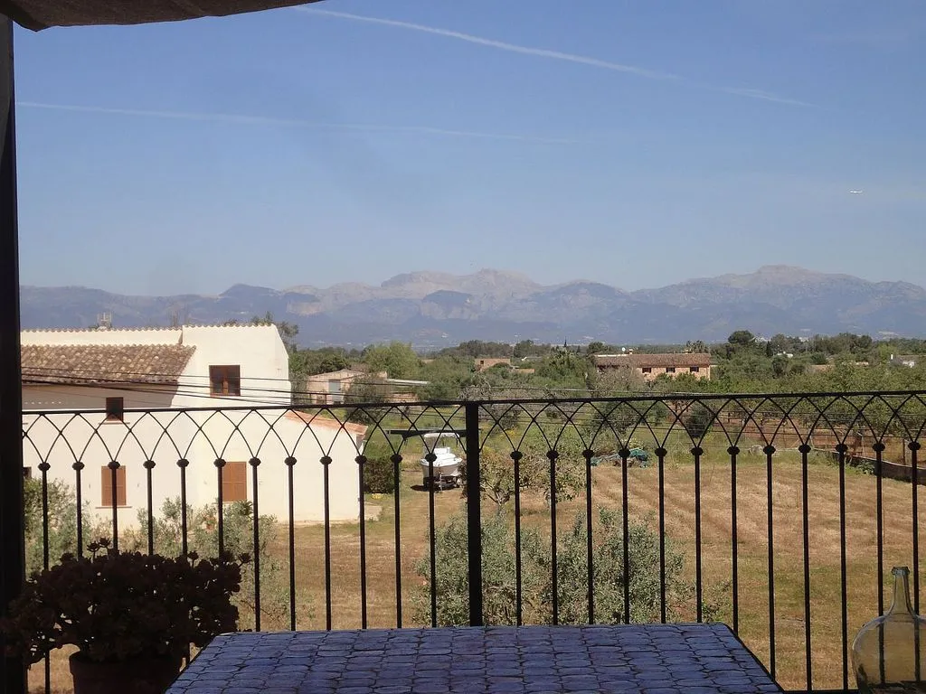 Terrace - Chalet with Pool and Terrace in Algaida