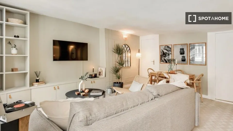 Soggiorno - Studio Apartment in Central Paris