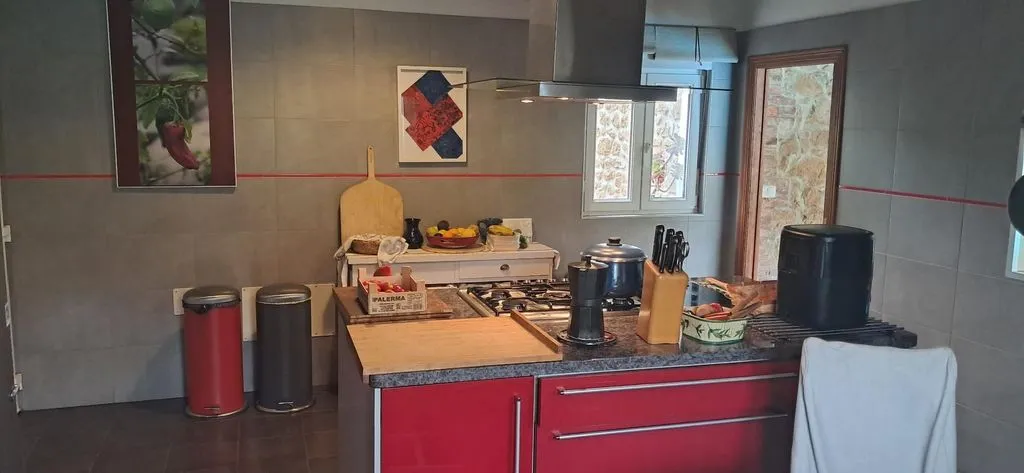 Köök - Luxury Detached House with Pool in Langreo