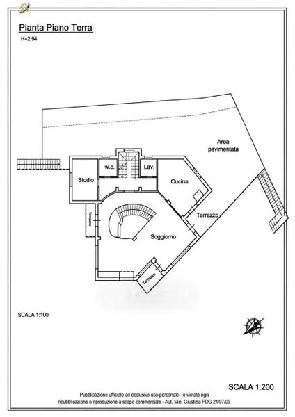 Plan - Villa with Garden in Salento