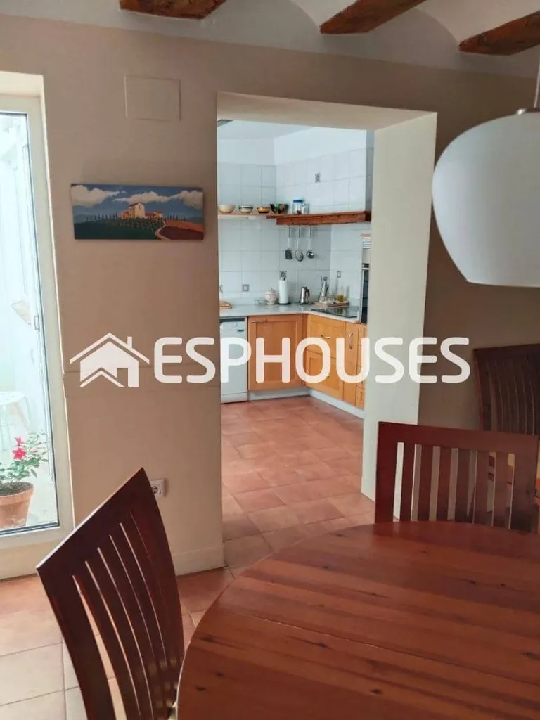 Dining Room - Renovated Villa with Studio in Biar Old Town
