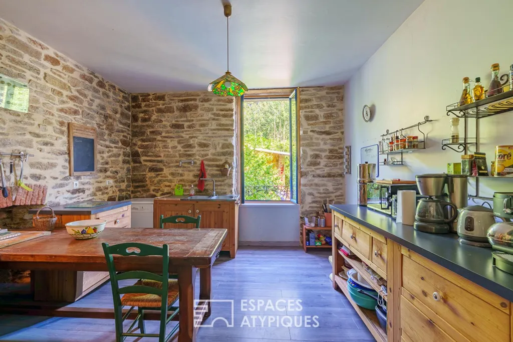 Kitchen - Charming Country House near Concarneau