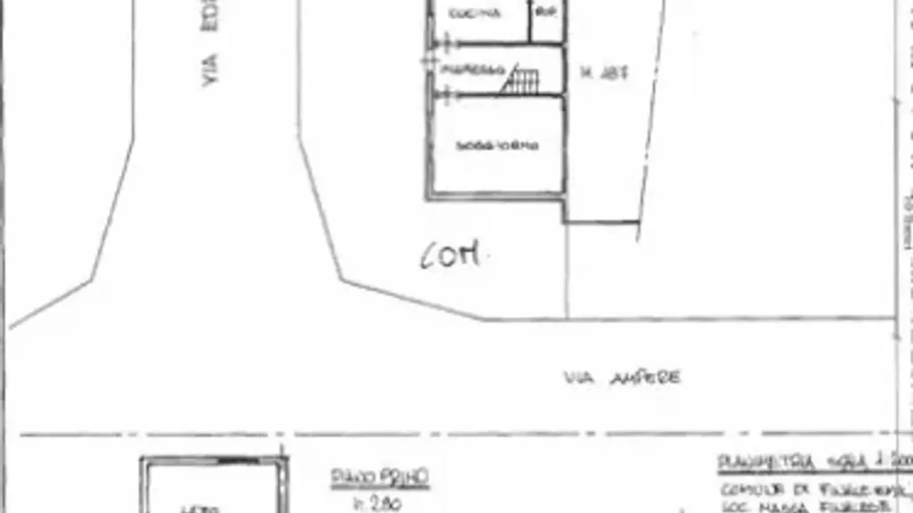 Plan - Bifamiliar Villa with Garden in Massa Finalese