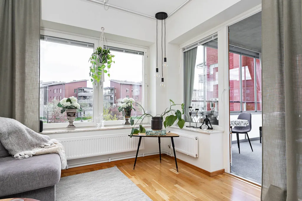 Rõdu - Apartment with South-Facing Balcony in Umeå