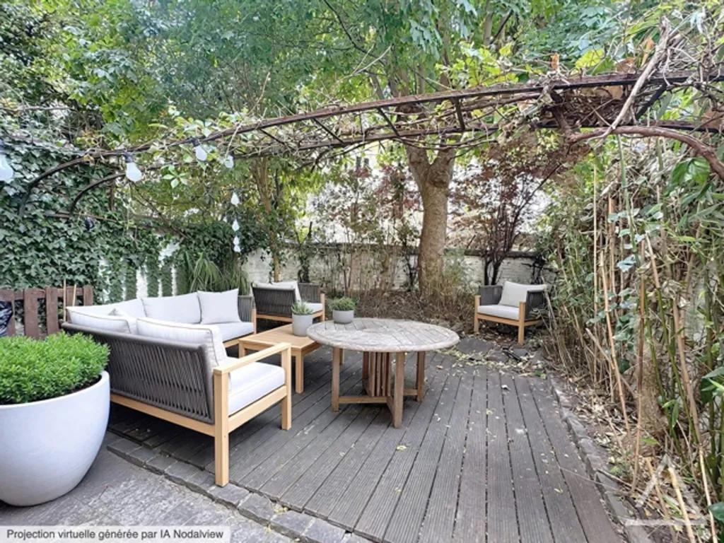 Jardin - Maison Bruxelloise avec Terrasse et Jardin au Châtelain