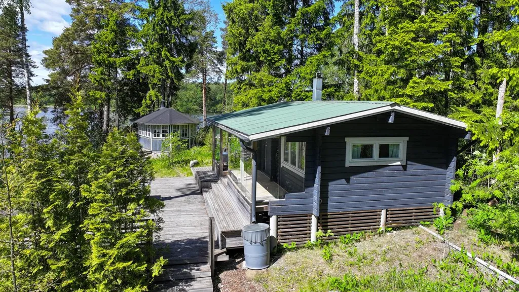 Vue aérienne - Cottage with Private Beach in Sysilax