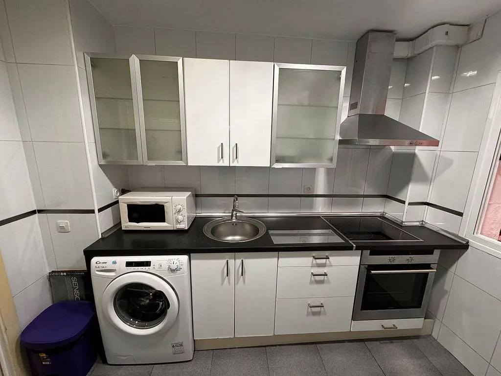 Cuisine - 3-Bedroom Flat with Terrace in Comillas