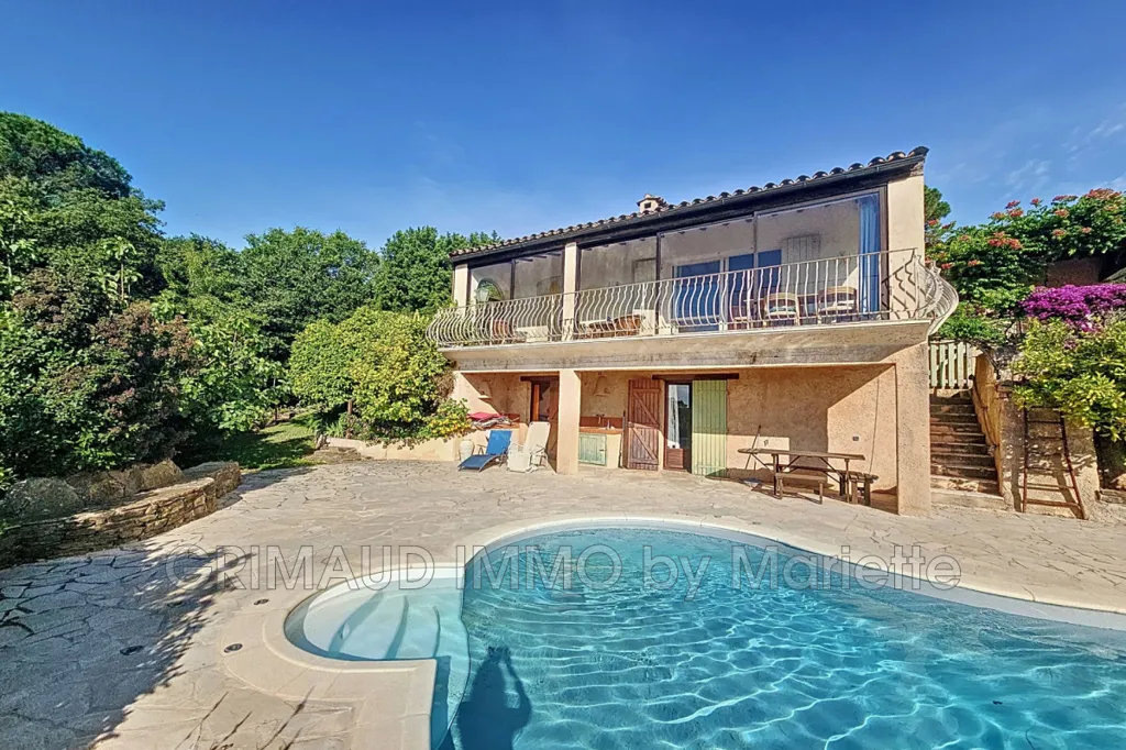 Bassein - House with Sea View and Pool in Grimaud