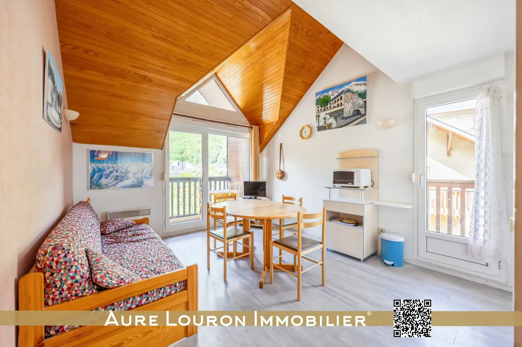 Séjour - Duplex Cabine avec Balcons à Saint-Lary Village
