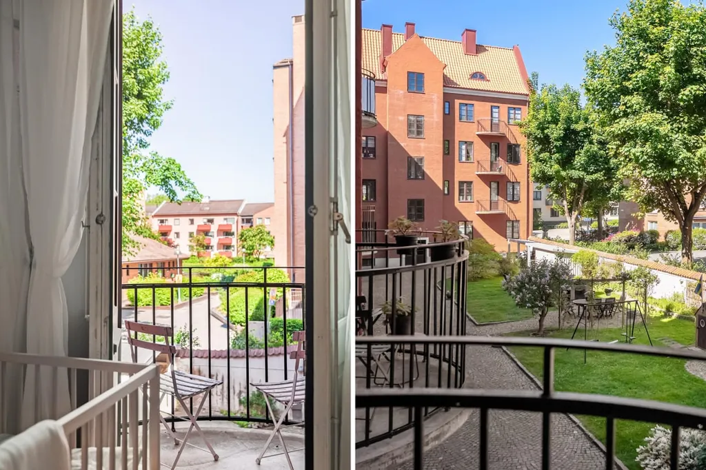 Balcon - Charming Corner Apartment with Four-Directional Views in Kristianstad