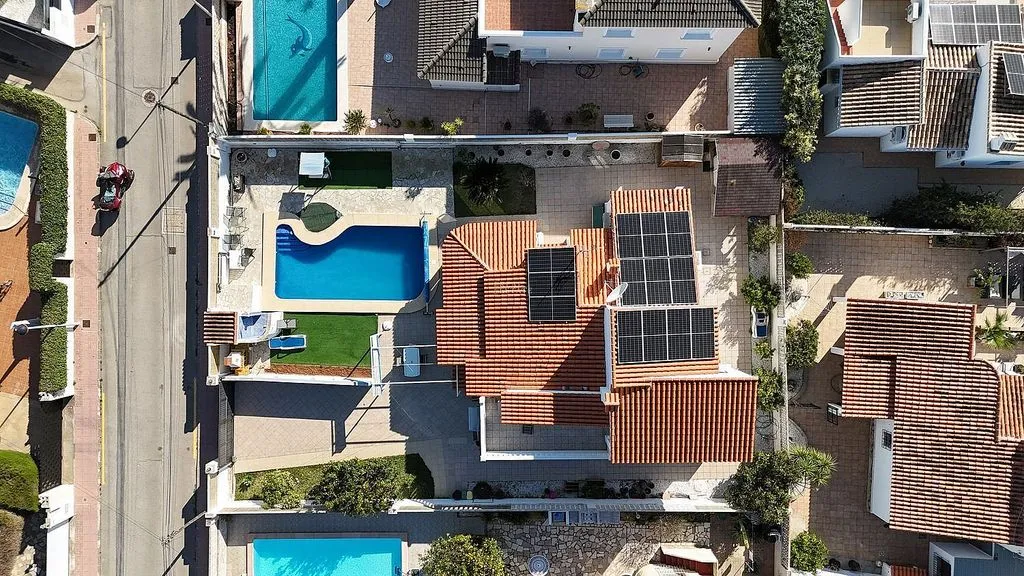 Vue aérienne - Chalet with Pool and Terrace in Els Poblets