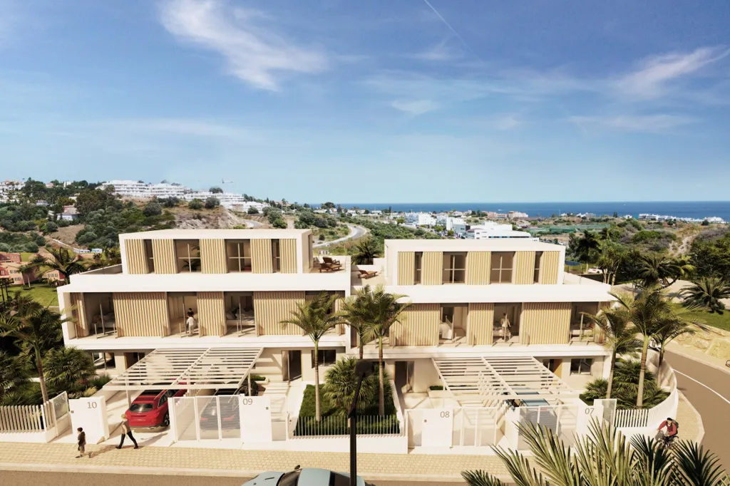 Exterior - Adjoined Villas with Sea View in Málaga