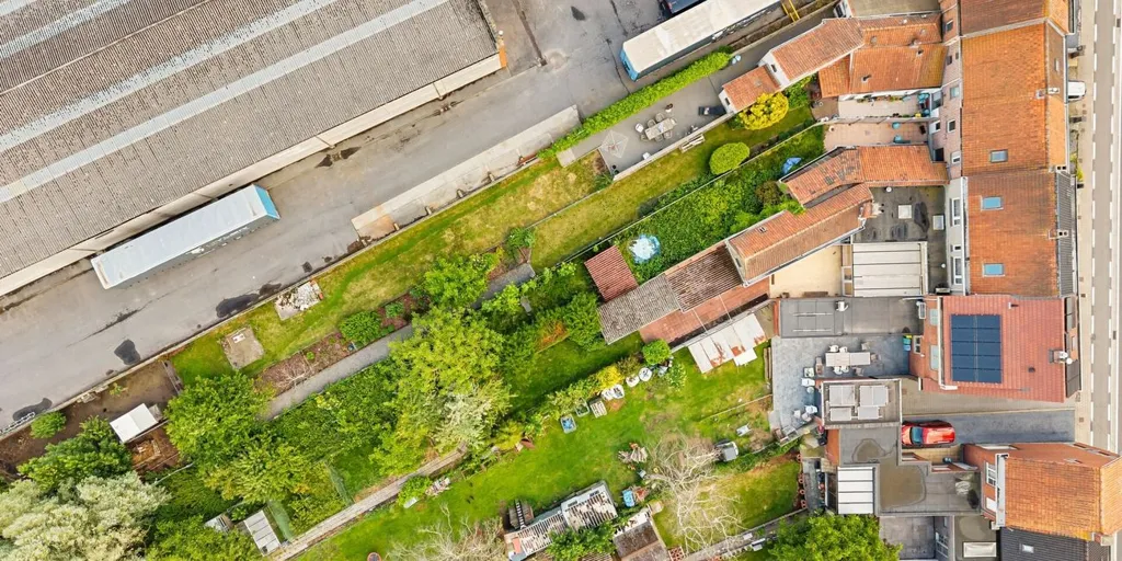 Vue aérienne - Gesloten Bebouwing avec Garage à Tielt