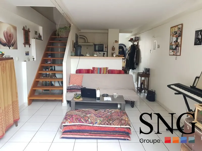 Séjour - Appartement Meublé avec Terrasse à Albi