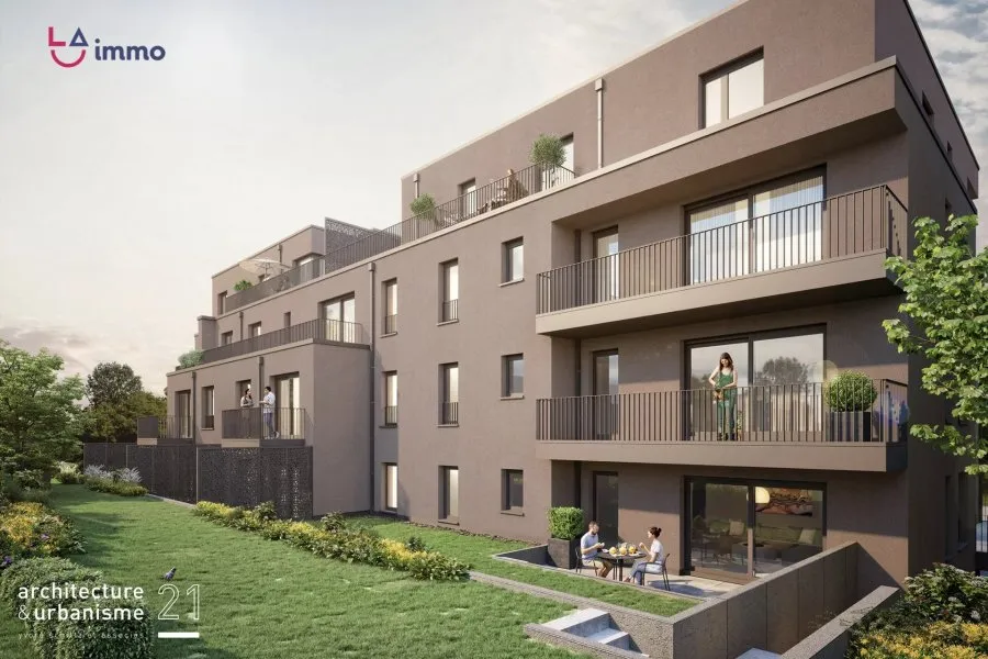 Extérieur - Studio Neuf avec Balcon à Luxembourg-Hollerich