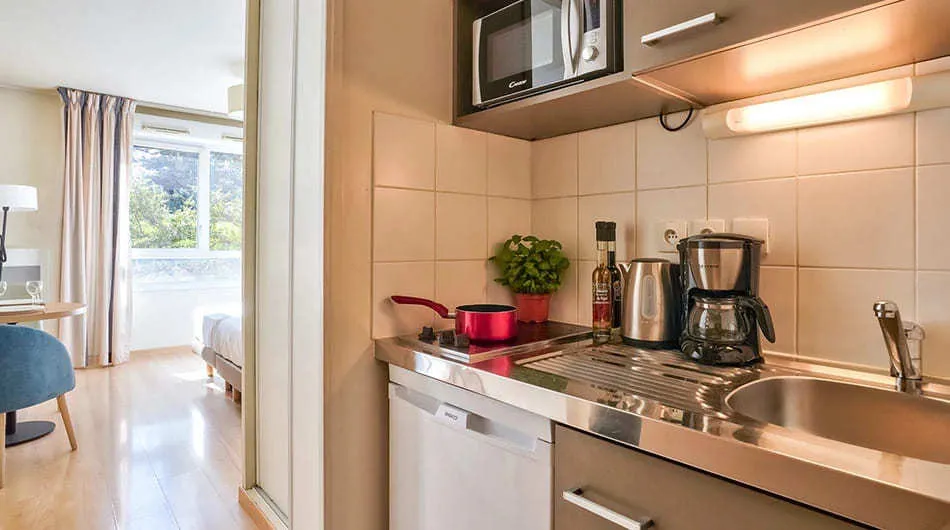 Köök - Studio with Metro Access in Vitry-sur-Seine