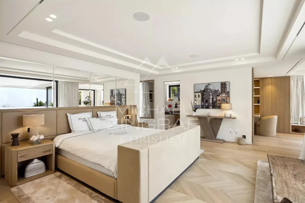Chambres - Villa de luxe avec vue mer à Cannes