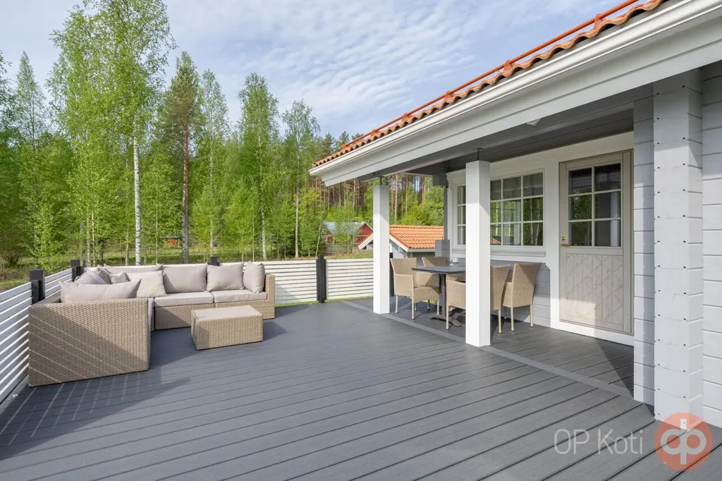 Terrass - Riverside Plot with Sauna in Sotkamo