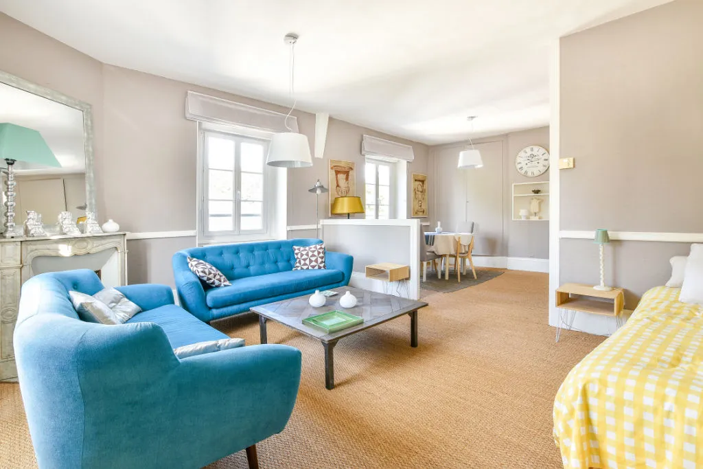 Soggiorno - Meubled Flat with Seine View in Melun
