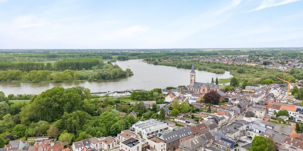 Õhuvaade - New Flat with Terrace in Sint-Amands