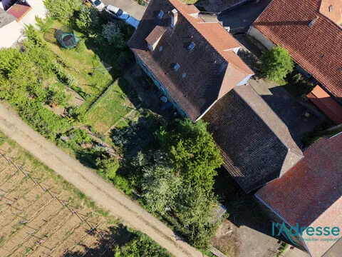 Vue aérienne - Maison 10 pièces à Hattstatt