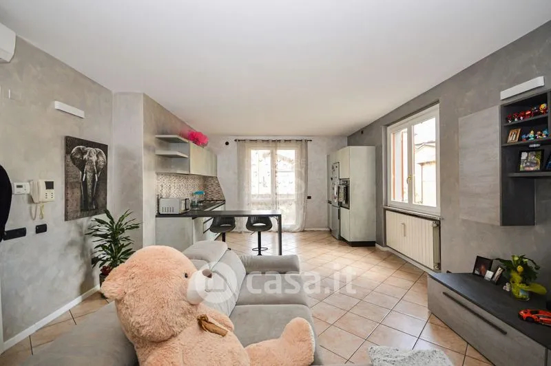 Séjour - Trilocale with Terrace in Sarnico