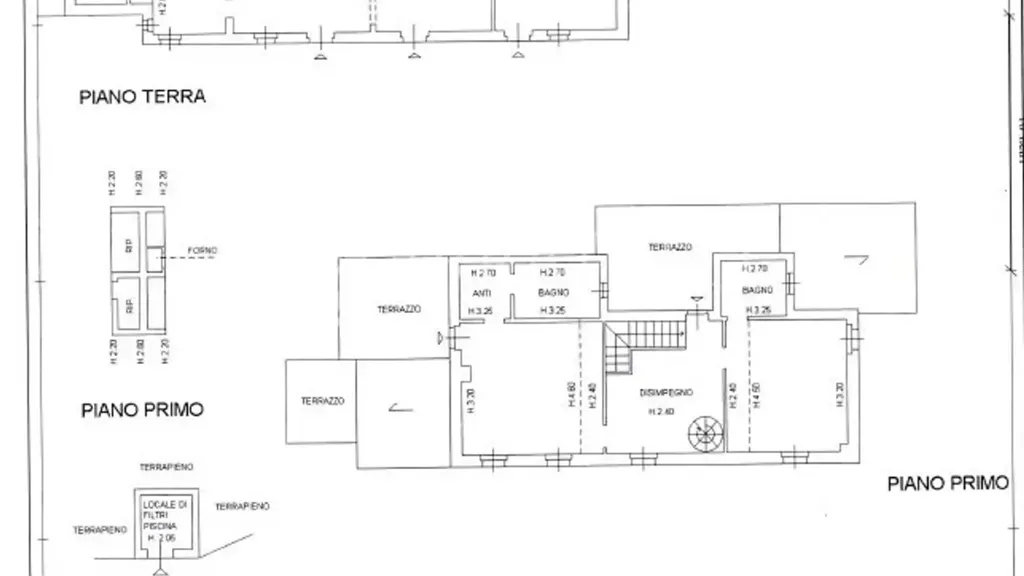 Plan - Rustic Property with Pool in Sarteano