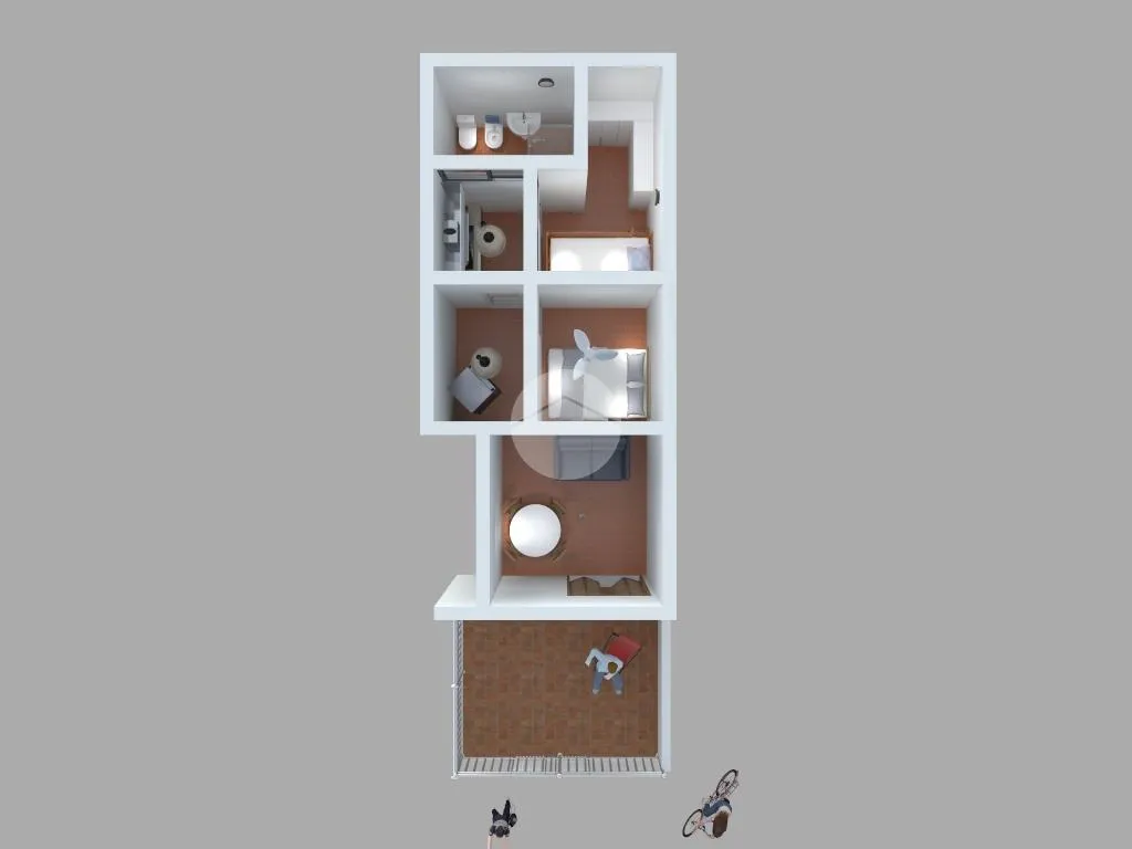 Plan - Seafront Apartment with Terrace in Alcamo